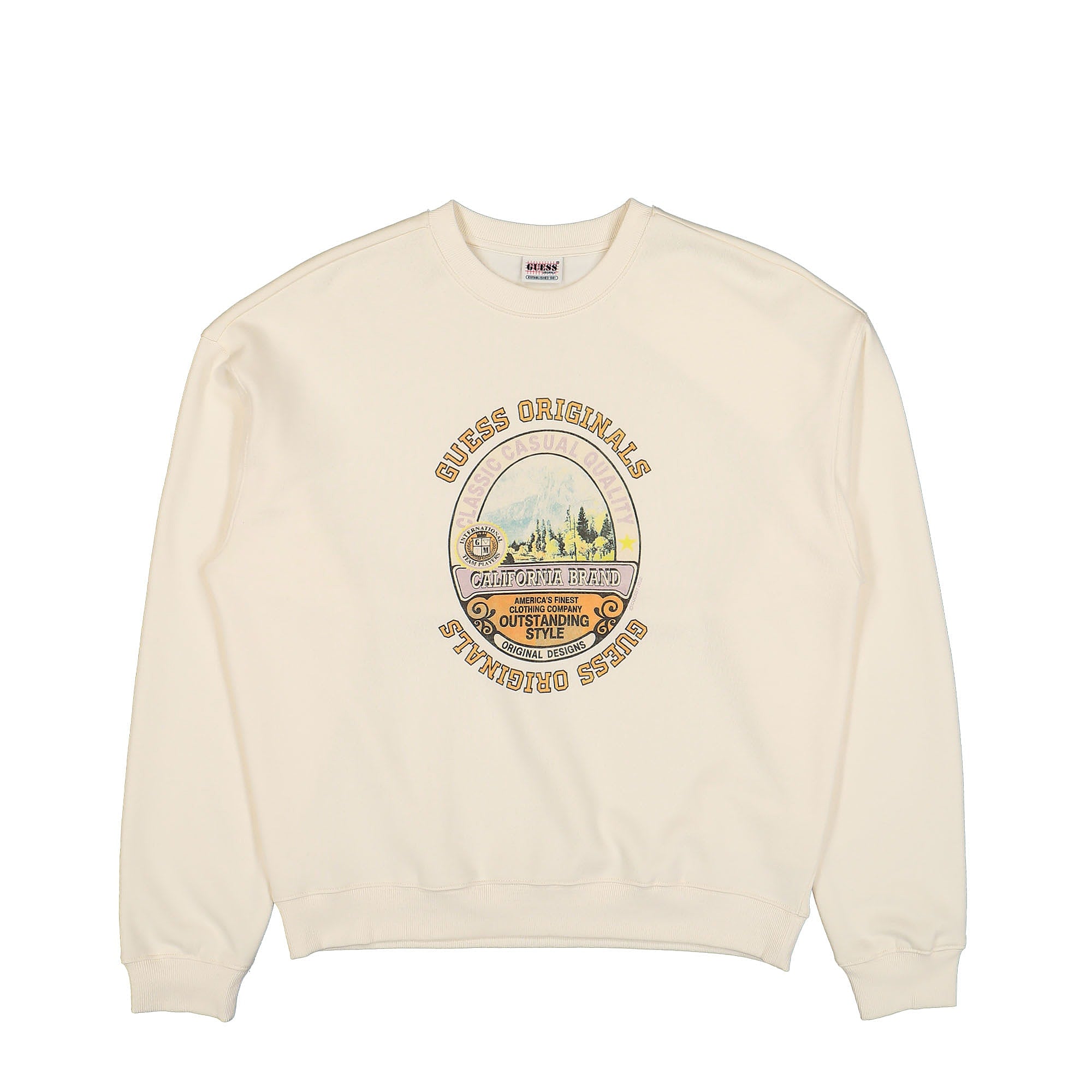 GUESS Originals® Go Classic Crewneck white - 9nIZJoaV