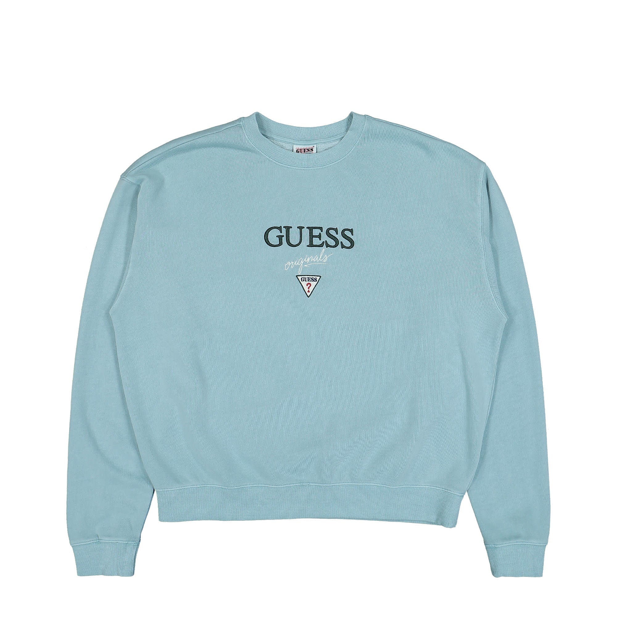 GUESS Originals® Go Baker Logo Crewneck blue - hAJUTzYL