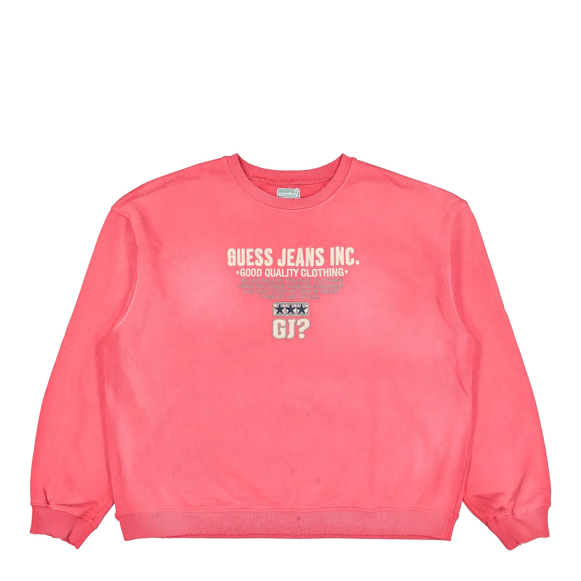 GUESS U.S.A.® Crewneck Sweatshirt red - CIFgJSk4