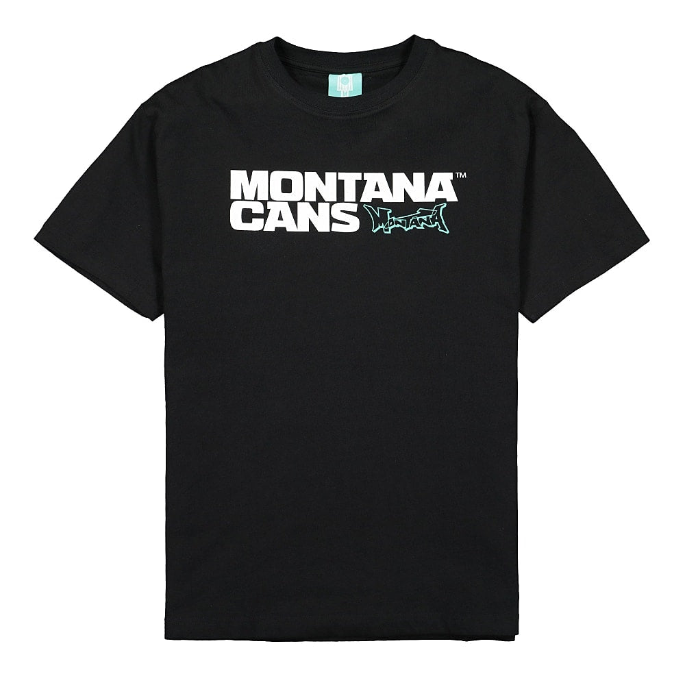 Montana® T-Shirt Typo + Logo black - aZRa9v7N