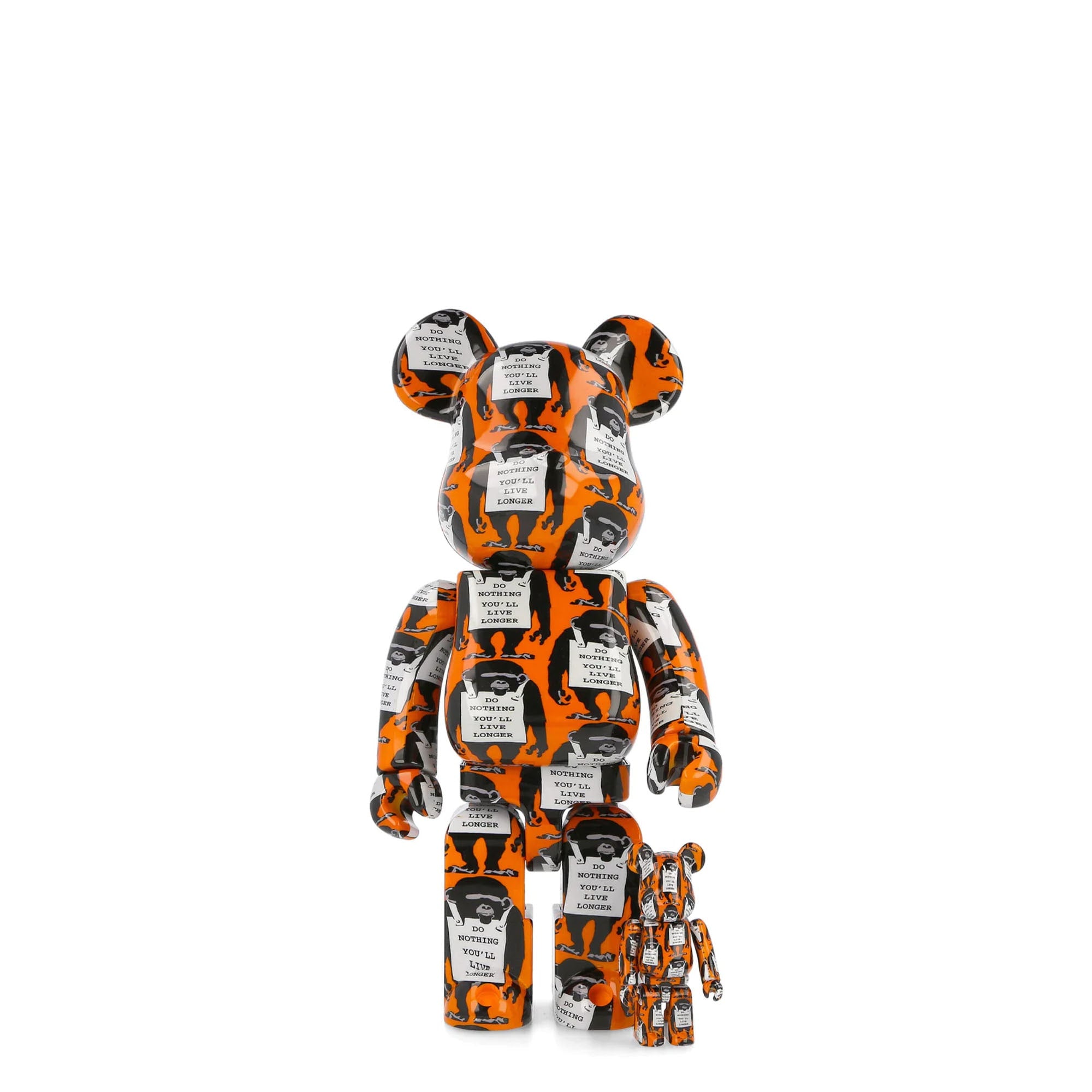 Medicom® Brandalism x Medicom Be@rbrick Monkey Sign 400% + 100% multicolored - 8KkdKqXg