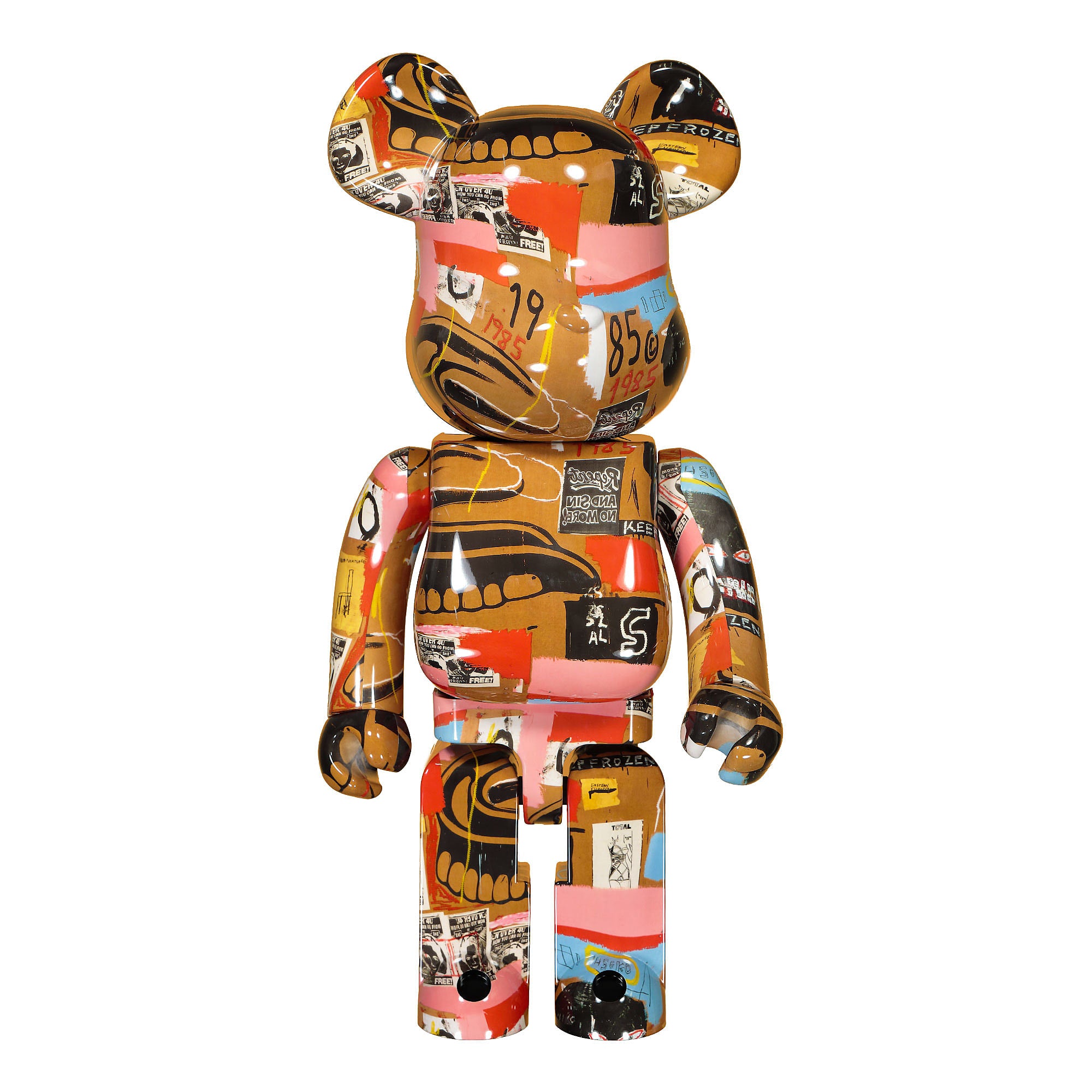 Medicom® Be@rbrick Andy Warhol x Jean Michel Basquiat #2 1000% multicolored - ABY4pSW3