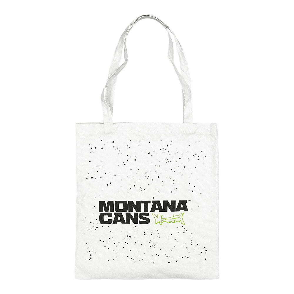 Montana® Cotton Bag Typo Logo Stars white - bCOJy4W8