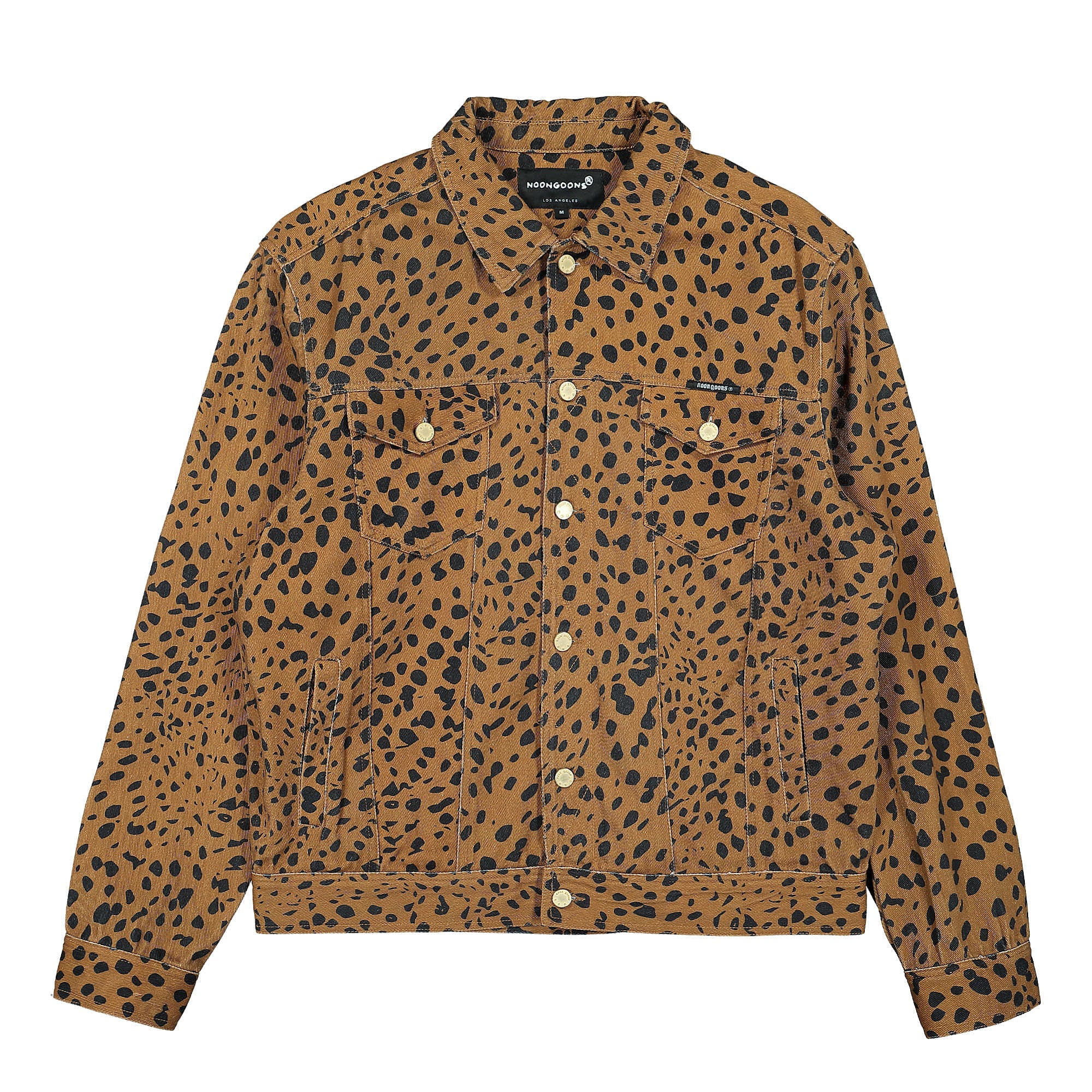 Noon Goons® Go Leopard Denim Jacket brown - nSFDVYex