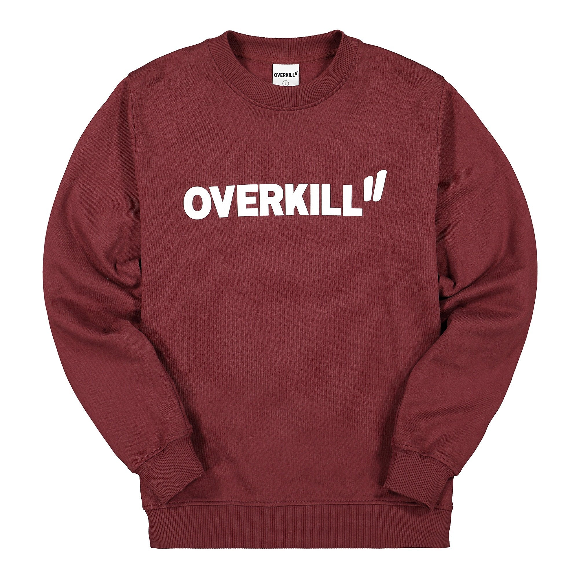 Overkill® Logo Crewneck red - DoWdoxUf