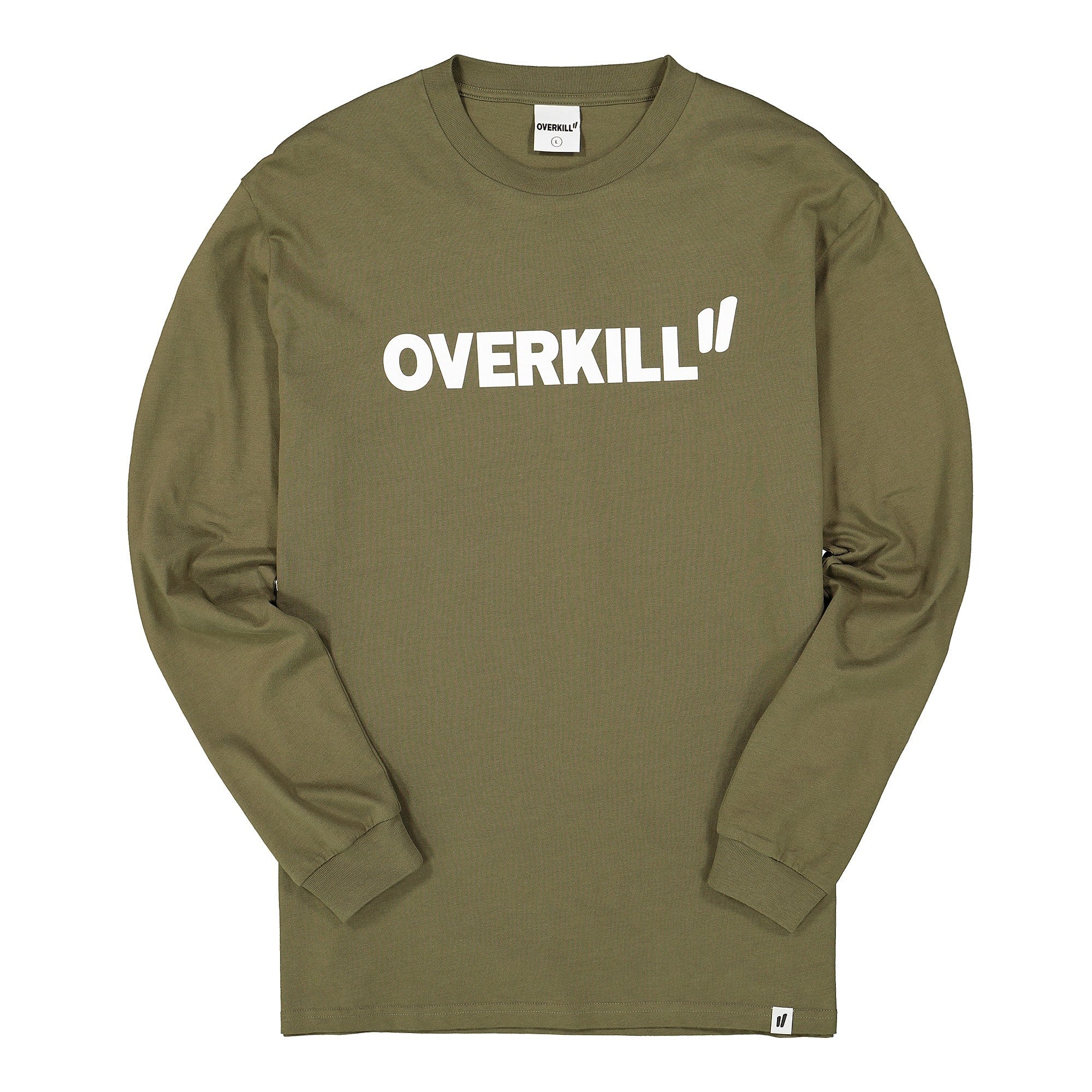 Overkill® Logo Longsleeve green / olive - Zo9gxdaH