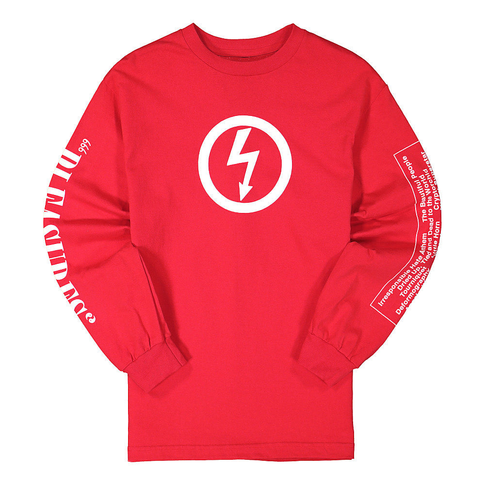 Pleasures® Antichrist Long Sleeve red - n1rID5uR