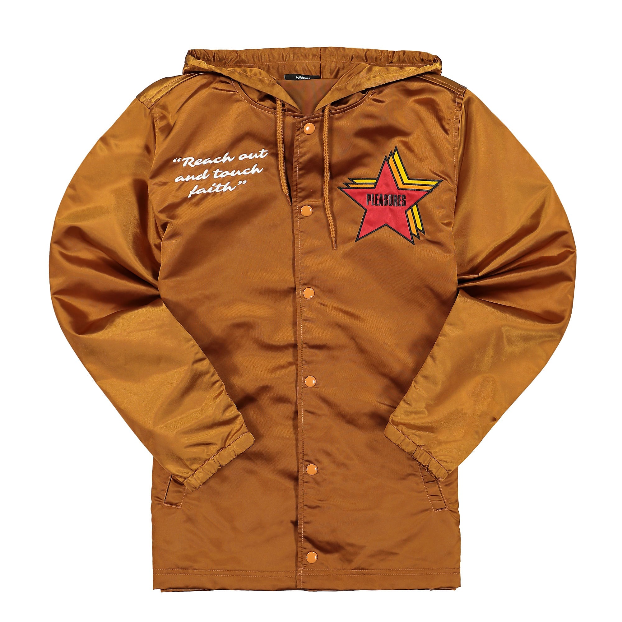 Pleasures® Berlin Satin Coaches Jacket brown - mR33XbNP