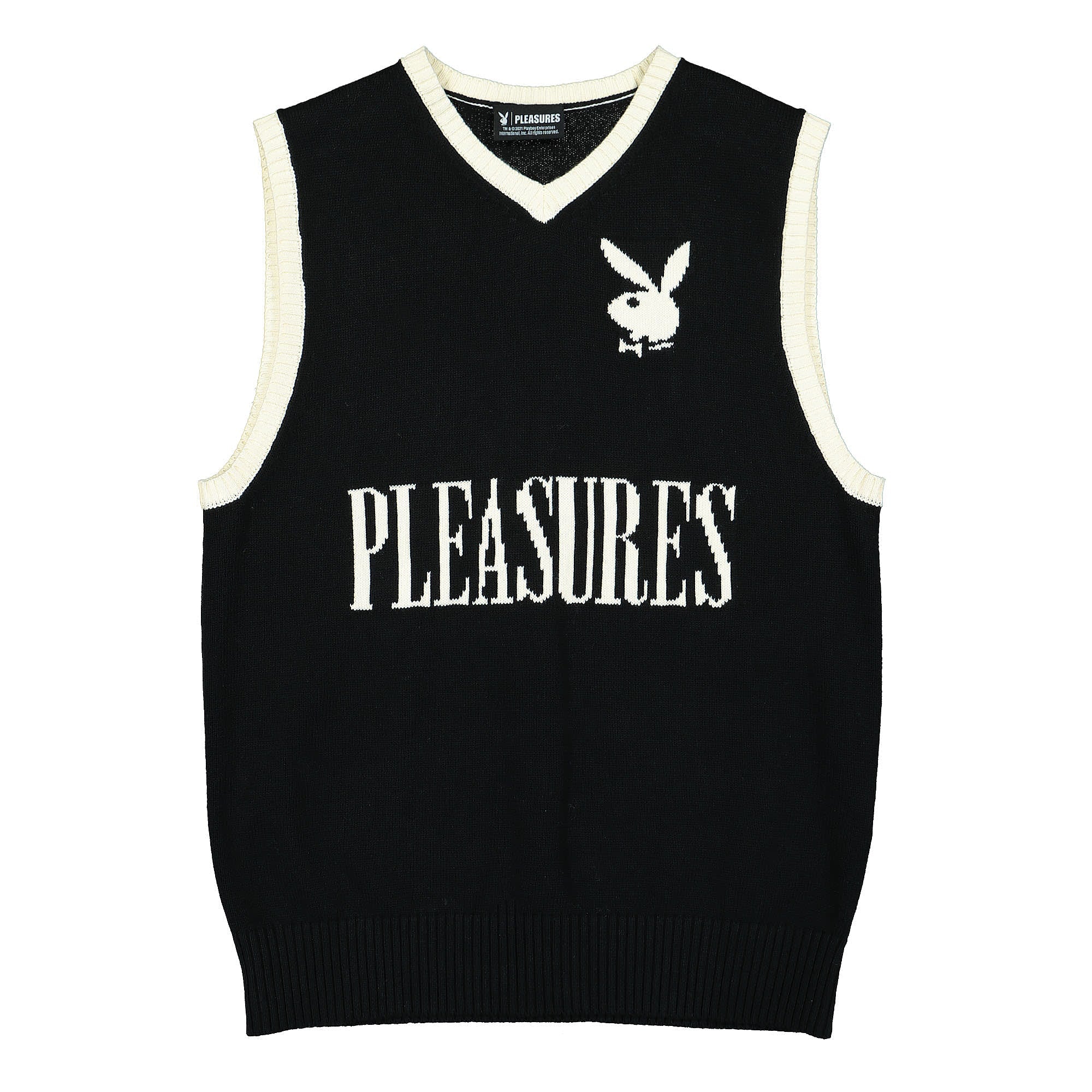 Pleasures® Sweater Vest black - p5tNzjyq