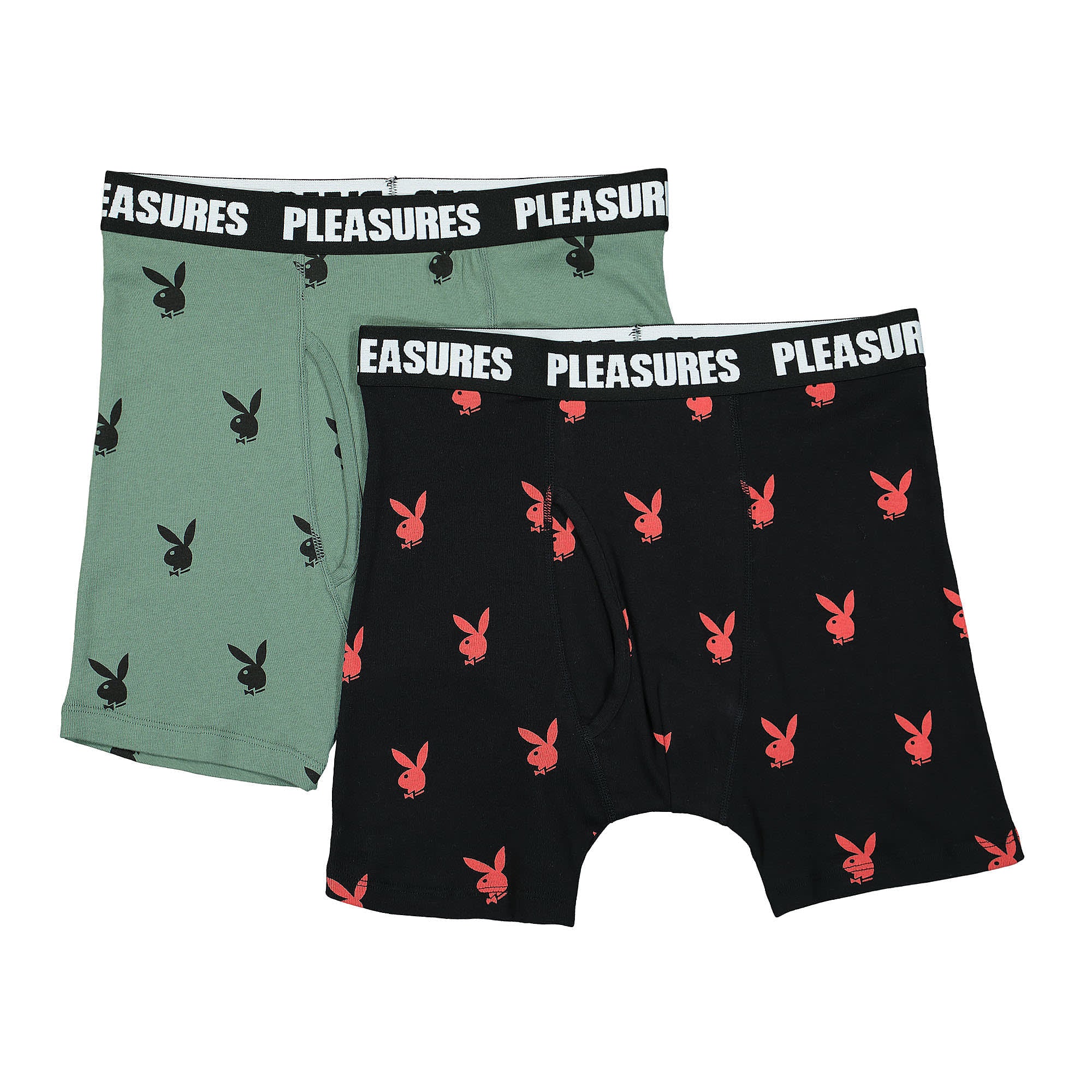 Pleasures® Boxer Briefs 2 Pack black / olive - Jfk6quPo