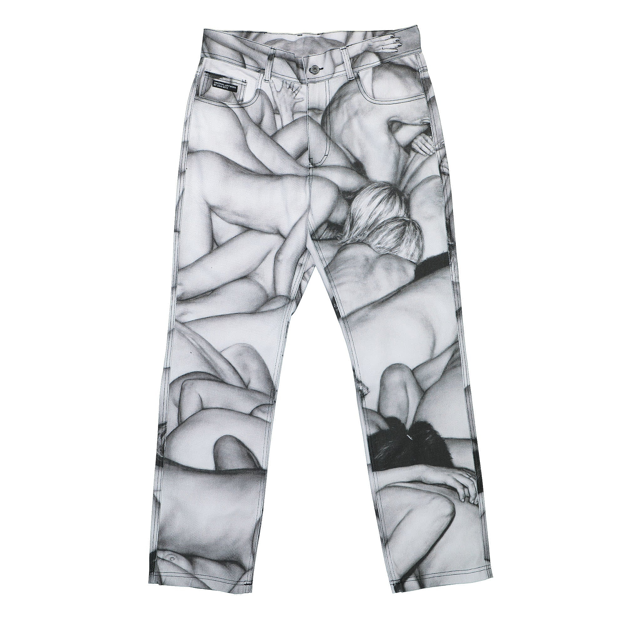 Pleasures® Orgy Denim Pant gray - l3oopyU6