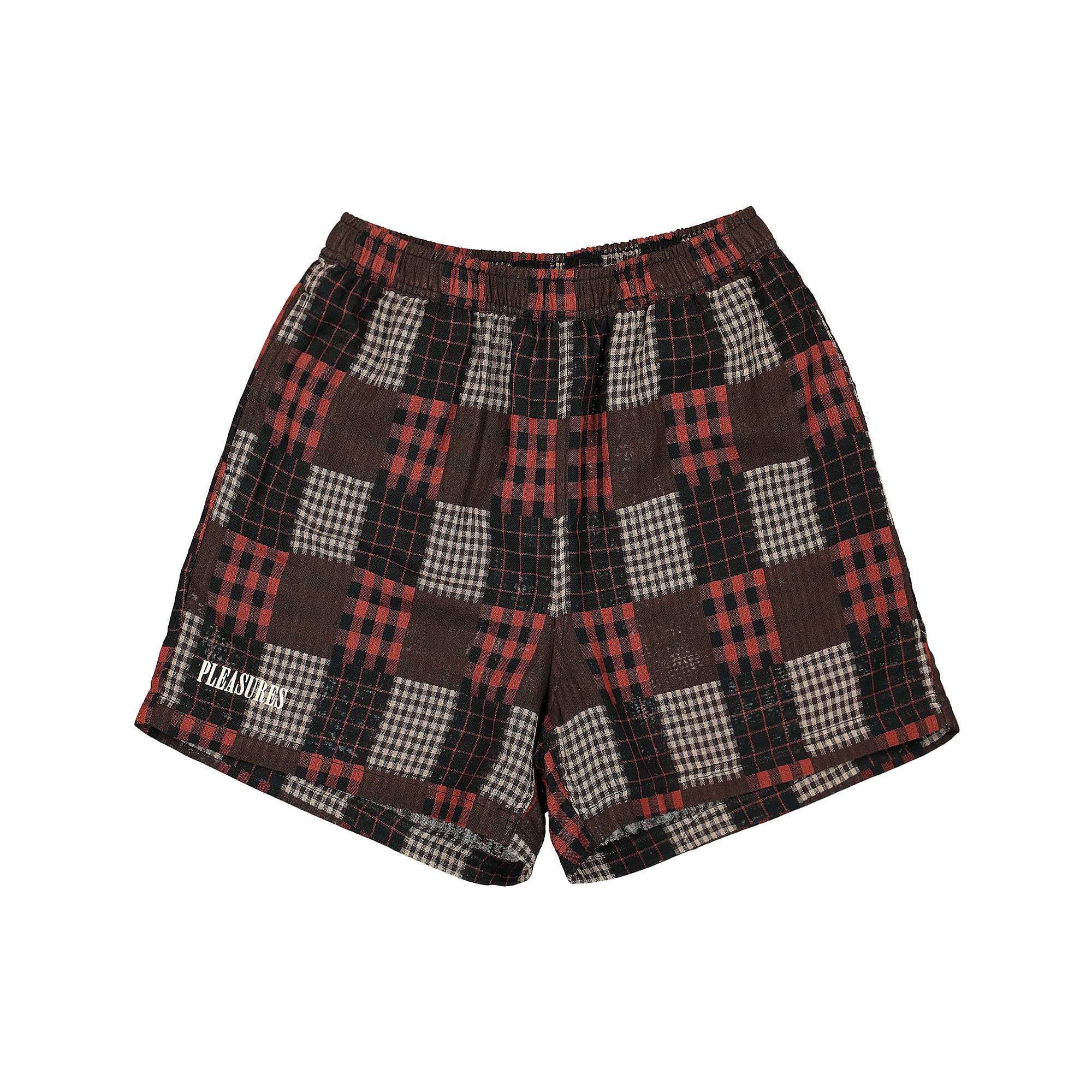 Pleasures® Hook Up Shorts brown / red - 3LFf15b5