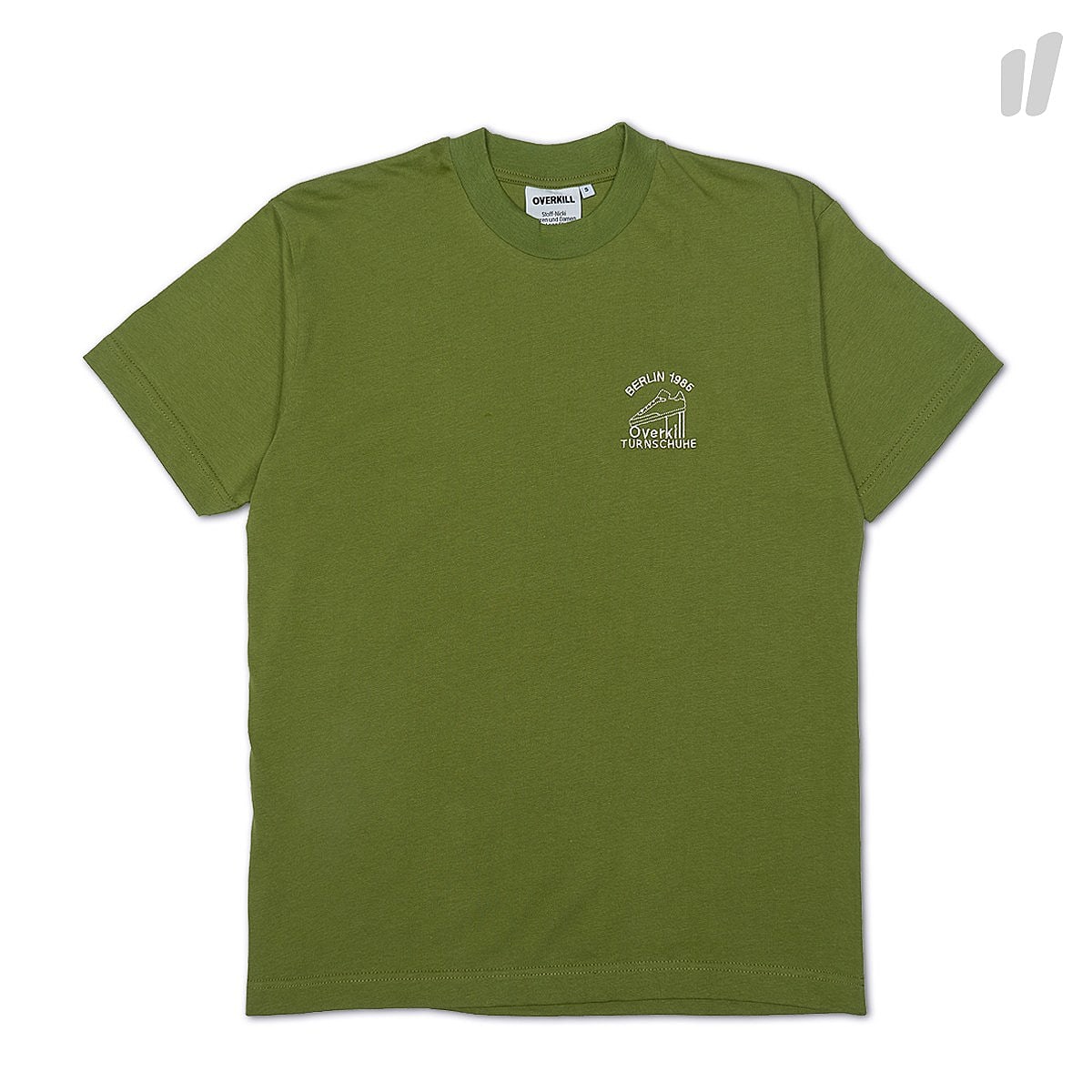 Overkill® Logo Embroidery Tee green - 9QoqHRrW