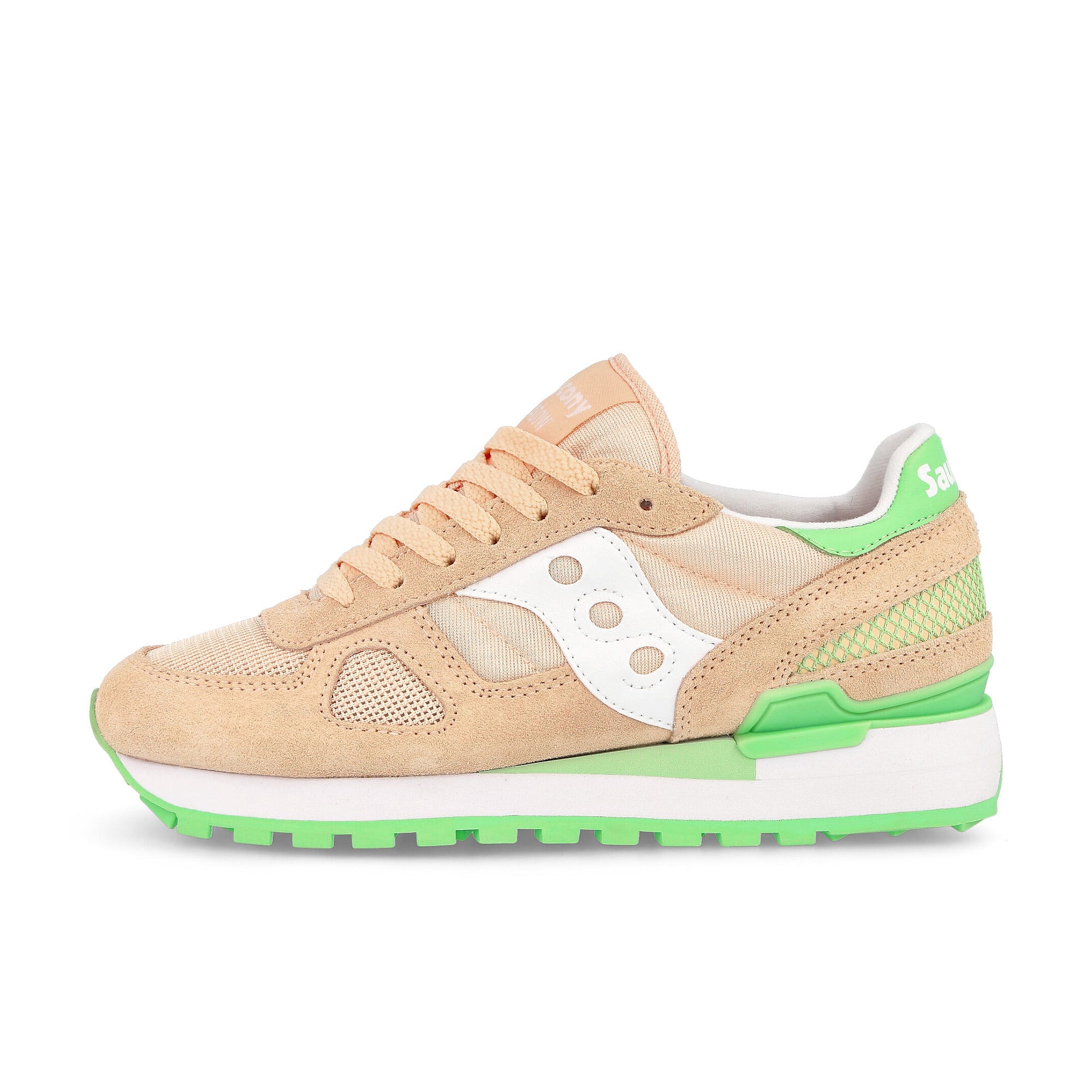 Saucony® wmns shadow original white / green / orange - u41sibSx