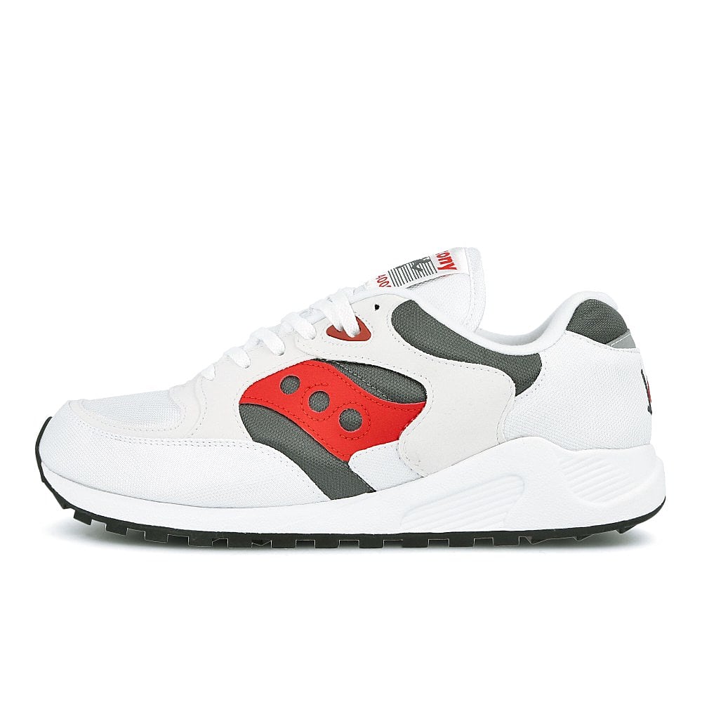 Saucony® jazz 4000 gray / white / red - rjb83Q6p