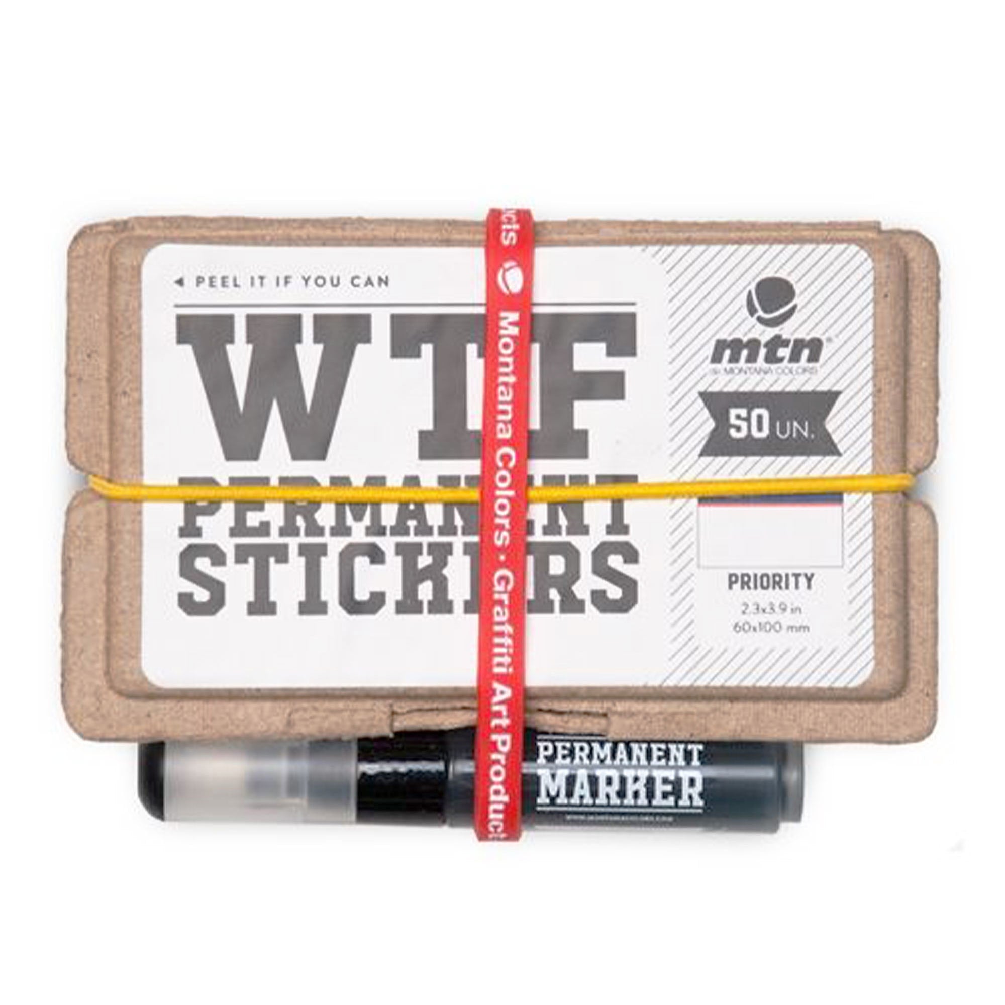 MTN® wtf permanent sticker set - priority multicolored - n4MW5QAr