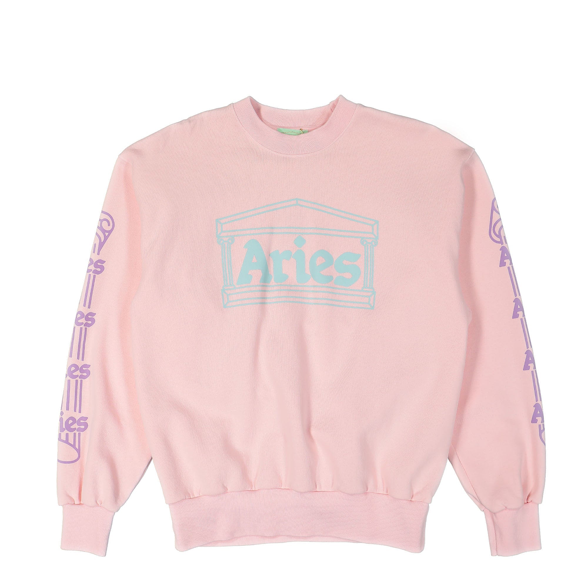 Aries® Column Sweatshirt pink - 9tcXvLfa