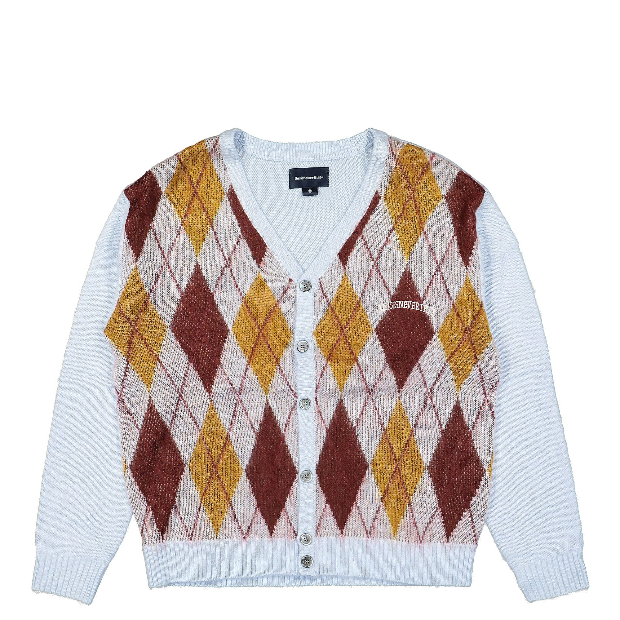 thisisneverthat® Argyle Cardigan blue - kHtw3hbJ