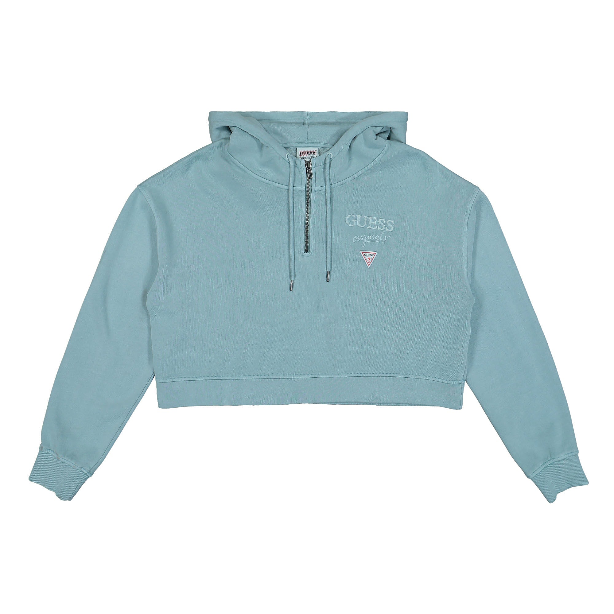 GUESS Originals® Wmns Go Olivia Classic Logo Hoodie blue - qaiXFgDK