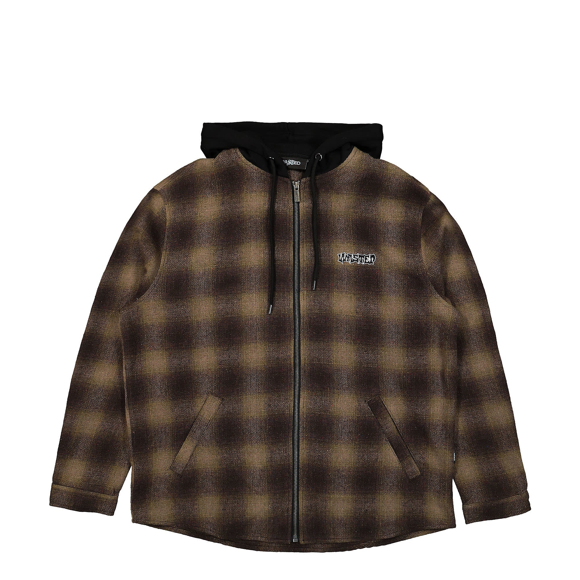 Wasted Paris® Shadow Plaid Method Shirt brown - qkfzcU6T