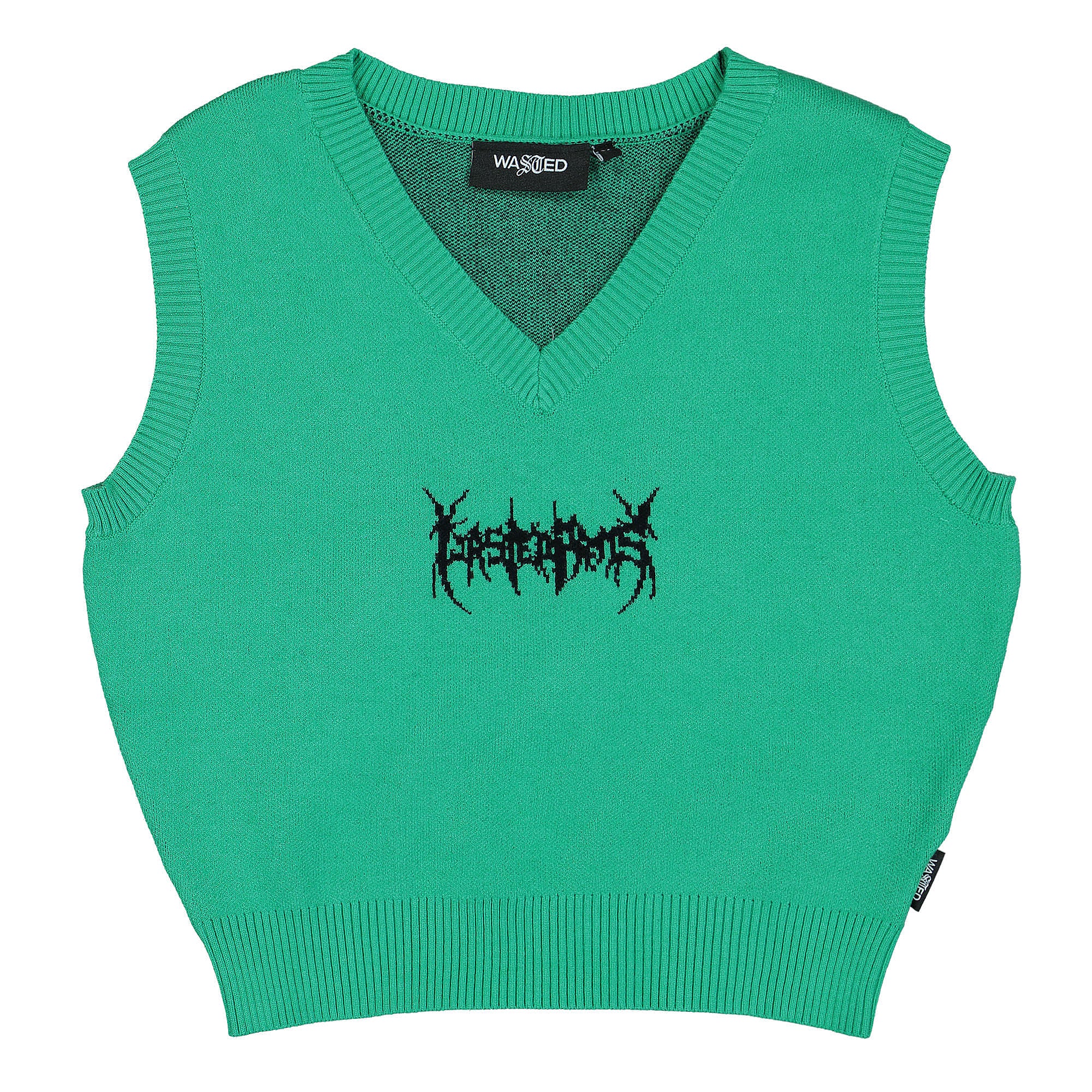 Wasted Paris® Wmns Mortem Sweater Vest green - HJkOcgaB