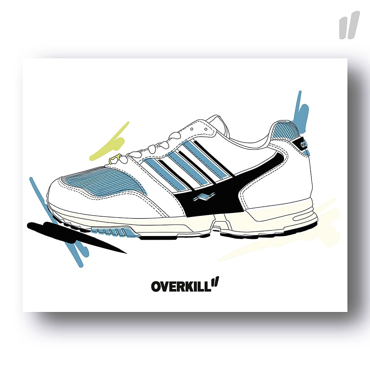 Overkill® ZX 1000 Postkarte Standard multicolored - 5OXqUoXJ