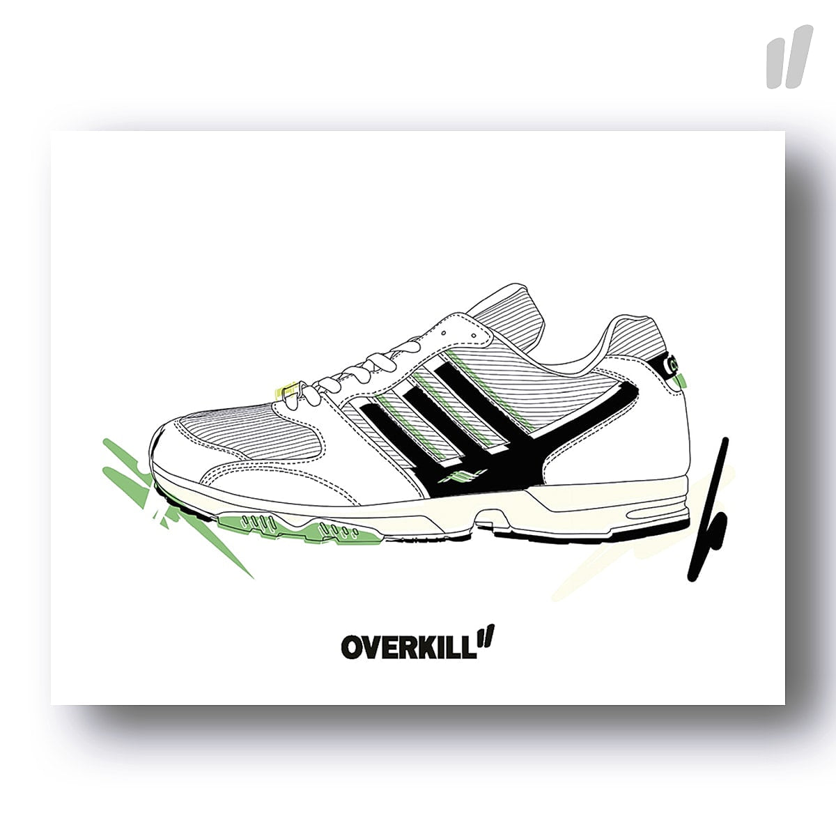 Overkill® ZX 2000 Postkarte Standard multicolored - c1tNC3kK