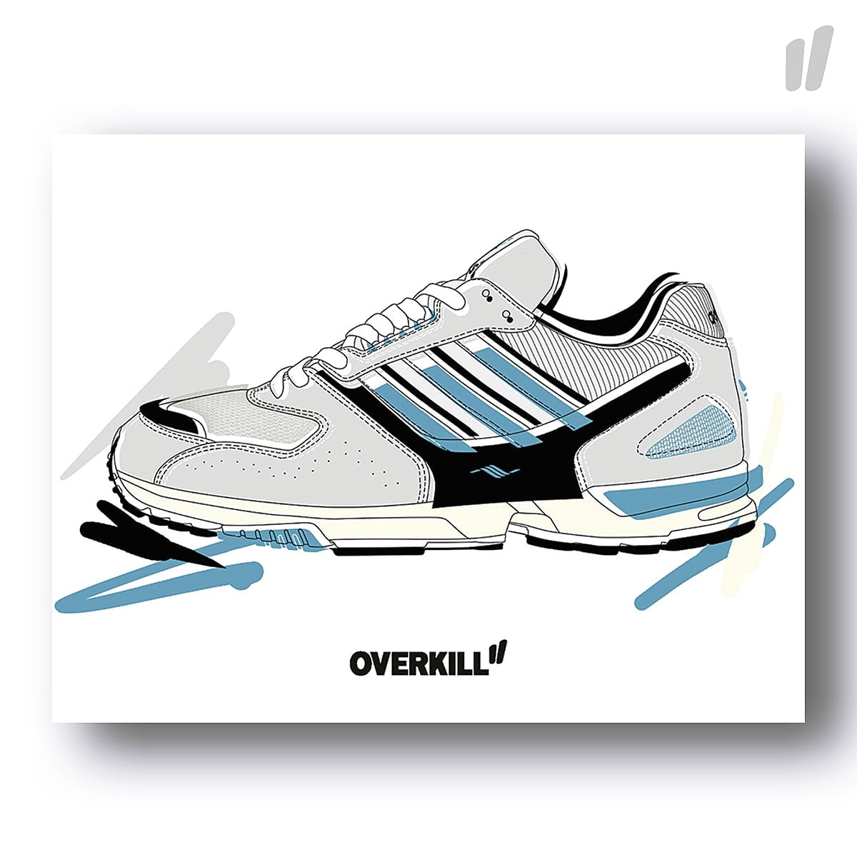 Overkill® ZX 4000 Postkarte Standard multicolored - LQKttMm2